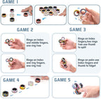 15Pcs Magnetic Adults Fidget Toys Rings,Stocking Stuffers for Kids 8-12