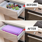 Battery Organizer Storage Holder, 150+ Batteries Storage Containers Box with Battery Tester Fits for AA AAA 9V C D Lithium 3V LR44 CR2016 CR1632 CR2032 CR2025 (Case Not Includes Batteries)-Purple