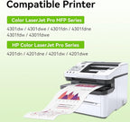 swiss toner 210X Toner Cartridges 4 Pack with Chip Compatible for HP 210X 210A Toner Replacement for HP Color LaserJet Pro MFP 4301fdw 4301fdn 4201dw Pro 4201dn 4201dw W2100A W2100X High Yield (BCMY)