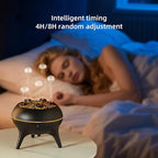 Essential Oil Diffuser 250ML,Jellyfish Diffuser Air Humidifiers Sound Pickup Ultrasonic Aromatherapy Diffuser Remote Control 7 Color Lights for Home Bedroom Office Hotel (Brown Color)