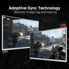 KTC 24 Inch 240Hz Gaming Monitor, FHD 1080p PC Computer Monitor with Fast IPS Panel, 1ms Adaptive Sync, HDR400, 116% sRGB, HDMI/DP/USB2.0 Port, Tilt Adjustment, VESA, Eye Care, White, H24F7