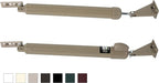 Touch 'n Hold Smooth Dual Door Closer System (Sandstone) – Heavy-Duty - Touch-Button Hold Open Feature & Smooth Closing Motion - Storm & Security Door (Medium/Heavy Weight). New Door/Replace Old Unit