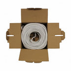 NavePoint 250ft in Wall Audio Speaker Cable Wire CL2 12/2 AWG Gauge 2 Conductor Bulk White