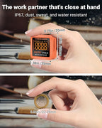 Mini Digital Angle Finder Gauge - Magnetic Torpedo Level Tool with LCD Display Precision Protractor for Table Saw, Miter，Pipes, Inclinometer Pocket Wood Working Measuring