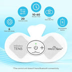 Easy@Home Rechargeable Compact Wireless TENS Unit - 510K Cleared, FSA Eligible Electric EMS Muscle Stimulator Pain Relief Therapy, Portable Pain Management Device EHE015