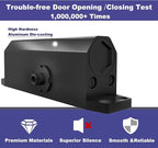 Jayseon Automatic Door Closers Commercial Door Closer for Home, Hydraulic Auto Closers Silent for Residential or Light Commercial, Aluminum Black