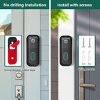 All-new Blink Doorbell Mount,Compatible with Blink Video Doorbell Camera(2nd Gen),No drilling Blink Mount Bracket,Easy to Install for Blink Doorbell Security System(Blink Doorbell Not Included),Black