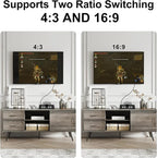 Arector N64 to HDMI Converter, HDMI Converter Supports 4:3/16:9 Ratio Conversion, Compatible for Nintendo 64/SNES/NGC/SFC