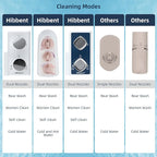 Hibbent Bidet Attachment for Toilet with Self Cleaning Dual Nozzle, Hot and Cold Water Spray Non-Electric Mechanical Toilet Seat Bidet for Rear or Female Washing Sanitizing, Rose Gold