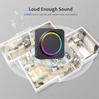 Door Chime, Door Sensor Chime When Door Opens, BITIWEND Door Entry Alarm for Business/Home/Office/Store, 600 FT Range, 32 Chimes 5 Adjustable Volume Door Ringer Alert 2Sensor + 1Receivers Black