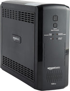 Amazon Basics UPS Battery Backup & Surge Protector 1500VA/900W, 10 Outlets, Line Interactive Uninterruptible Supply, for Power Outage Protection, Black