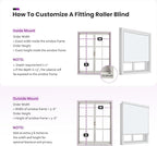 Astomi Motorized Blinds with Remote - Blackout Smart Roller Shades Compatible with Alexa & Goggle Home, Solar Rechargeable, Custom Size 22" - 100" for Indoor Window, Pure Snow