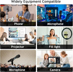Taisioner Camera Desk Mount with 360° Ball Head, 15.7"-35.4" Adjustable Aluminum Alloy Stand - 6.6LBS Load C Clamp for DSLR, Ring Light, Live Streaming, Photo/Video Shooting