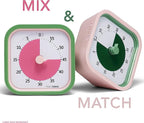 TIME TIMER Home MOD - 60 Minute Kids Visual Timer Home Edition - for Homeschool Supplies Study Tool, Timer for Kids Desk, Office Desk and Meetings with Silent Operation (Peony Pink)