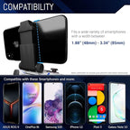 Orzly PS5 Controller Mobile Gaming Clip, DualSense Controller Phone Mount Adjustable Phone Holder Clamp Compatible with PlayStation 5 Dualsense Controller