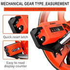 Zozen Distance Measuring Wheel, Measure Wheel in Feet and Inches, Collapsible/Mechanical/One Key to Reset/Kickstand to Keep Stand/Starting Point Arrow and Carrying Bag, Adapt to Various Roads.