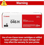 Canon Genuine 046 Black Toner Cartridge High Capacity Compatible with LBP654Cdw, MF731Cdw, MF733Cdw, MF735Cdw