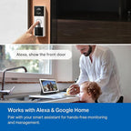Tapo by TP-Link Smart Video Doorbell Camera Wireless with Chime, 2K with Full Color Night Vision & Spotlights, No Monthly Fee, Ring Call, 160° Ultra-Wide View, Free AI Detection, Local Storage,D210