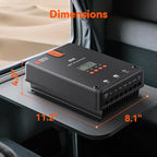 RICH SOLAR 60A MPPT Solar Charge Controller – High-Efficiency 12V/24V/36V/48V Auto Detection, 99% Tracking, Rugged Design for RVs, Boats & Off-Grid Systems