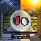 TOPENS TRF3 Safety Reflection Photocell Retro-Reflective Photoelectric Beam Sensor for Automatic Swing Sliding Gate Openers Garage Door Openers Access Control Security Alarm Systems Outdoor Use