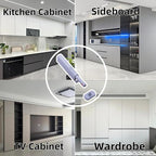 4 Sets Push Open Door Latch Touch Latches Push Latch Damping rebounder for Cabinet Hardware Release Latch Kitchen Drawer Push Catch Press Out Latch