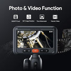 DEPSTECH Dual Lens Two-Way Articulating Borescope Camera with Light, 4.5" Screen and 5FT Flexible Snake Scope Industrial Endoscope, Inspection Video Camera Tool for Wall, Engine, Auto, Mechanics