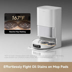 DREAME L40s Ultra AE Robot Vacuum and Mop Combo, 19,000Pa Suction, Self Emptying Dust Box, Flexible Mop & 167℉ Self Cleaning Washboard, Diverse Brush Selection, All-in-One Station, Auto Refill