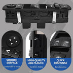 AMICAREP Master Power Window Switch Driver Side Compatible with 2012-2015 Dodge Grand Caravan Ram 1500 2500 3500 Chrysler Town & Country Replaces# 68110867AB (9+3 Pin; w/Power Folding Mirror; 4 Door)