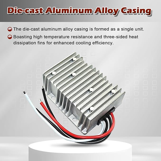 DC Voltage Converter - Regulator Reducer DC 12V Step Up to 24V 2A 48W for Golf Cart Club Car LED Light Waterproof Power Supply Transformer Volt Module