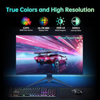 KTC 32 inch Curved Gaming Monitor, 180Hz 1ms MPRT, 2K 1440P 144Hz Monitor, 1500R HVA Display, FreeSync Premium, HDR, 120% sRGB, DisplayPort/HDMI/USB, Vesa Support 3.9x3.9'', PC Moniter for Gamers