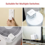 SwitchBot Smart Switch Button Pusher - Bluetooth Fingerbot for Rocker Switch/One-Way Button, Automatic Light Switch, Timer and APP Control, Works with Alexa When Paired with SwitchBot Hub (White)