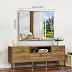 CILIBER Beveled Mirror, 30x36 Inch Bathroom Mirrors for Wall Unframed, Upgraded Shatterproof Frameless Vanity Mirror Over Sink with Beveled Edge for Bathroom, Bedroom, Living Room and Entryway