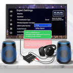 192KHz HDMI ARC to Optical Audio Adapter Analog RCA Audio Converter ARC Input Optical SPDIF Coaxial 3.5mm R/L Stereo Extractor Splitter for HDTV