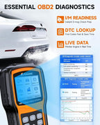 2026 FOXWELL NT630 Pro 2-in-1 ABS SRS Scan Tool & Battery Tester, OBD2 Scanner with 12V Battery Load Analyzer(100-3000CCA), ABS Bleed, BMS/Oil/SAS/EPB Reset, Live Data, Upgraded from NT630 Plus