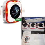 Vzmcov Plug-in Carbon Monoxide Detector with Real-time CO Display and Temperature and Humidity Monitor, Suitable for Home, RV, Apartment, Indoor air Safety Plug-in CO Compact Alarm