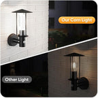 XYCN 2 Pack 300W Corn LED Light Bulb Fanless,5000K Daylight(3000 Watt Equivalent) E26/E39 Large Mogul Base LED Cob Lamp 44,000LM for Outdoor Indoor Garage Warehouse Factory Workshop Street Backyard