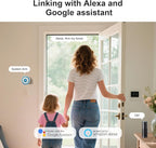 PGST Alarm System for Home Security,2025 Wireless Security Systems for House with Instant App Alerts,13Pcs with Door/Motion Sensors,Remote,Compatible with Alexa for Villa,Apartment,Kids Safety,Office