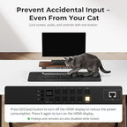 TESmart USB 3.0 HDMI KVM Switch 8 Port 4K@60Hz, 8X1 Rackmount KVM Enterprise-Grade EDID Emulator | Hotkey Switch | RS232 | LAN Port | IR Remote | IP Control | Auto Scan | with 8 Pcs 5ft KVM Cable