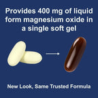 Carlson - Magnesium Gels, 400 mg of Magnesium per Softgel, Heart & Muscle Support, Magnesium Gel Caps, Bowel Function, Magnesium Supplement, 100 Softgels