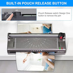 7 in 1 Thermal Laminator Machine 11X17 with 70 Letter Size Laminating Sheets for Office Home School Teacher Use,13 inch Hot&Cold Laminating for A3/A4,Lamination 3-5Mil With Paper Cutter,Corner Rounder
