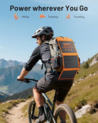 SOLUPUP Solar Panels 30W Portable Foldable Solar Charger with 5V USB-A and USB-C Fast Charging Compatible with iPhone, iPad, Samsung, Power Banks, IPX5 Waterproof Perfect for Camping, Hiking, Outdoor