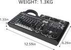 DMX Lighting Console, 240 Channels DMX 512 Controller for dj Lights, Equipped with USB Data Backup Function Black