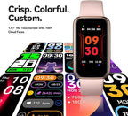 Enfit Fitness Trackers,Smart Watch with 1.47" Color Screen,100+Sport Modes Fitness Watch with Heart Rate Sleep Monitor, Pedometer Step Counter Watch, 3TAM Waterproof Activity Trackers for Women Men,PK