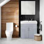 Wall Kitchen Cabinets, RTA Cabinets, White Shaker Cabinet, Wall Mounted, RTA Upper Cabinet, Modern for Kitchen and Bathroom with Door (White, 09" W x 42" H x 12" D)