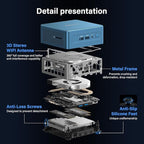 [3-Year Coverage]GEEKOM Mini PC IT12[Best Intel NUC12 Alternative] With Intel i7-1280P Mini Computers,16GB RAM/1TB SSD(Expandable, Not LPDDR) Windows 11 Pro Desktop PC (Low-Power),USB 4/8K/SD(UHS-II)