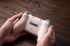 8Bitdo Ultimate 2C Hall Effect Joysticks and Hall Triggers Wireless Controller for Windows PC and Android, with Remappable L4/R4 Bumpers, Turbo function & Rumble vibration (Mint)