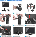 Suprlipy 10 inch FHD Small IPS Monitor LCD Display Screen 1920x1200 60Hz 16:10 with BNC VGA AV Input Built-in Lounspeakers for CCTV Security Camera DVR PC STB Game Console