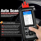 Autel MaxiDiag MD806 OBD2 Scanner, ABS SRS Engine Transmission 4 Systems Diagnostic Scan Tool, 7 Hot Service as MD808 Pro, Oil Reset D-P.F, EPB SAS BMS Throttle A/F, Up of MD805 MD802, Free Update