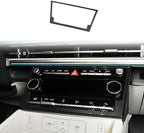 YOUTOOCAR Climate Control Panel Trim Frame Cover Compatible with Hyundai Santa Fe 2024–2025 Accessories (Carbon Fiber Pattern)