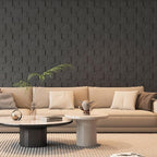 Art3d 20 Pack Decorative 3D Wall Panels, 19 Sq.Feet PVC Interior Wall Décor, 11.8"x11.8", Black